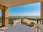 Views from the patio overlooking Aransas Bay 
